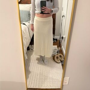 Zara Cream Maxi Skirt
